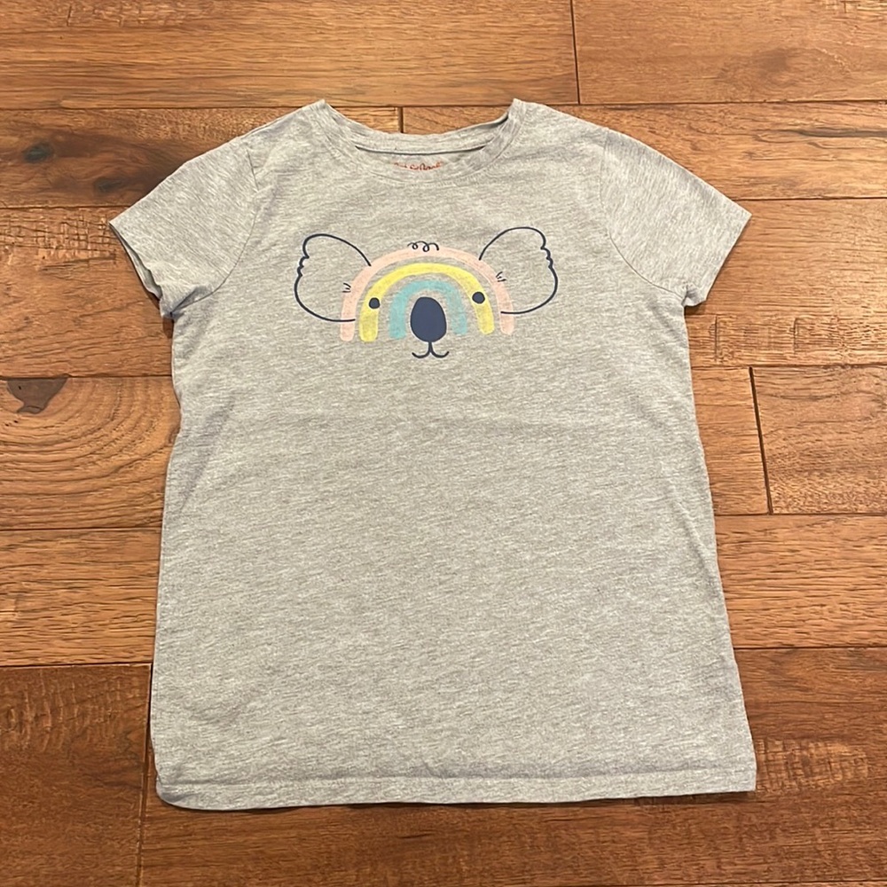Cat & Jack Girls Koala Short-Sleeve Shirt - Size S (6/6X)